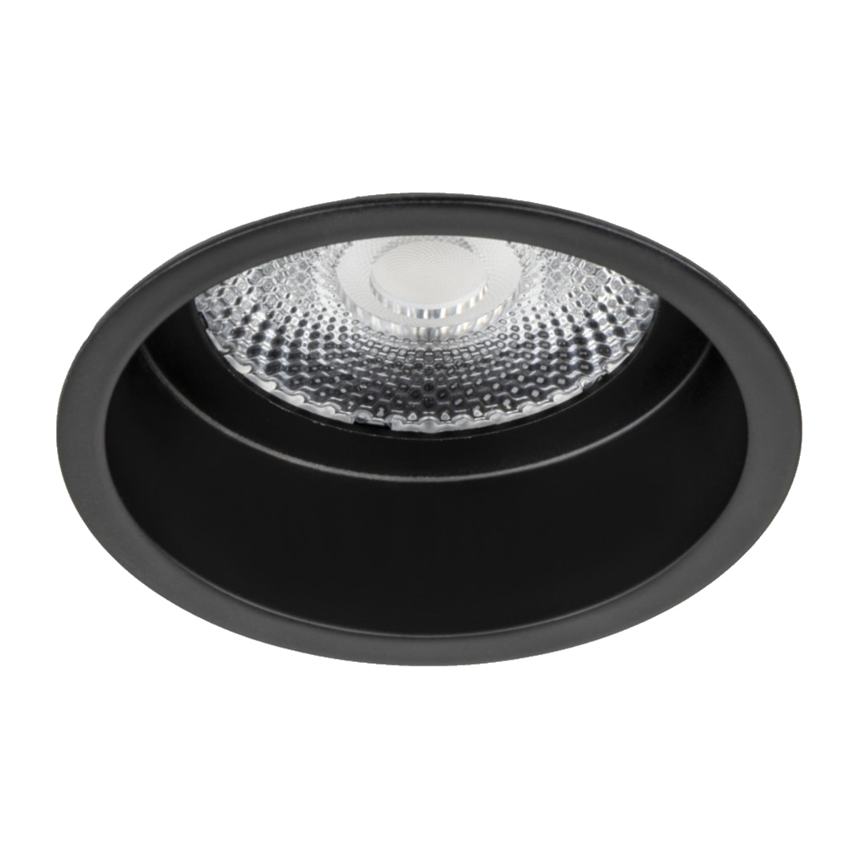 Ledsc4 LedsC4 Downlight LED Redondo 105mm Negro Transparente - Iluminación Interior Moderna 1985 Lúmenes 2700K - Diseño Elegante y Funcional en Aluminio y PMMA