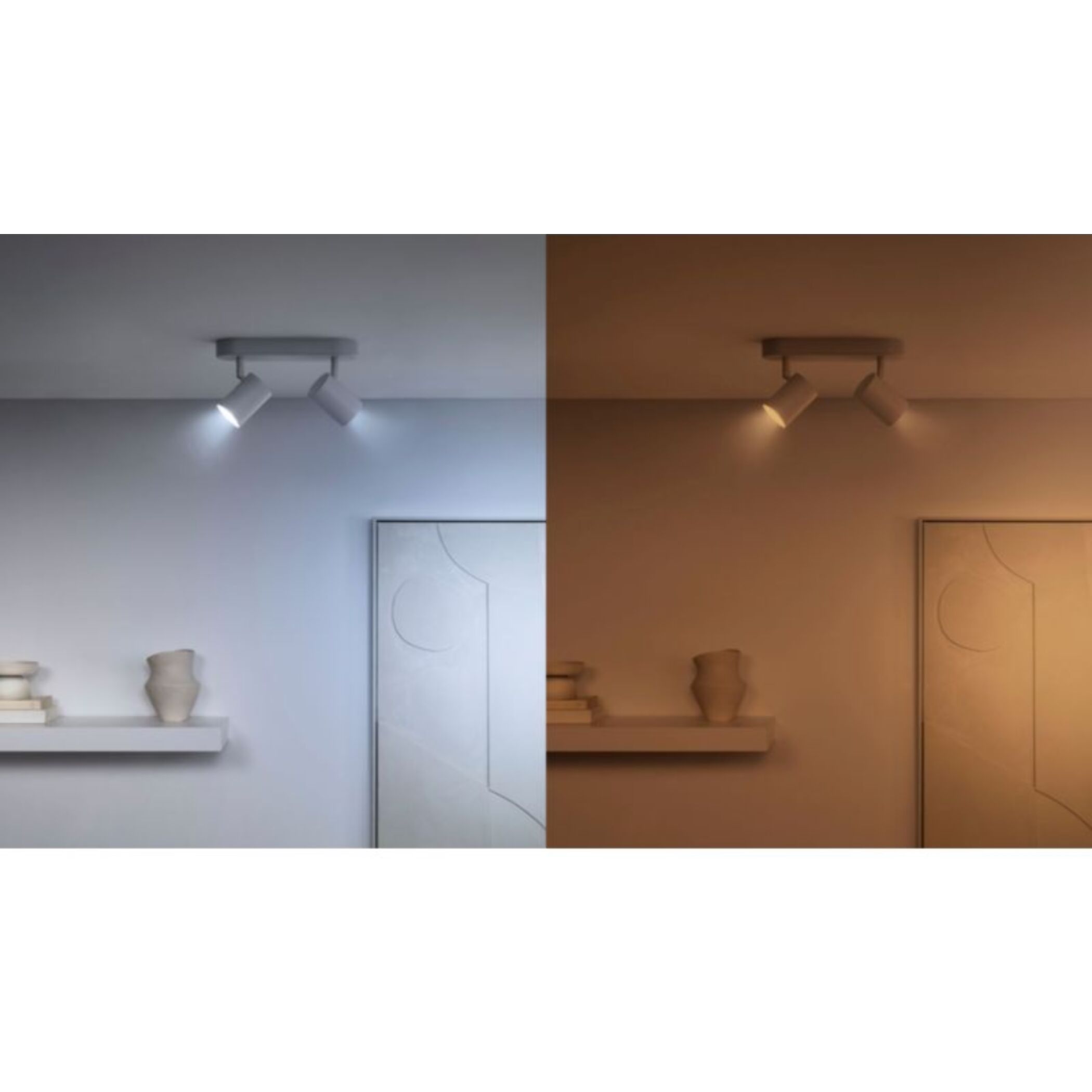 Ampoule LED connectée WIZ GU10 Couleur 50W pack de 2