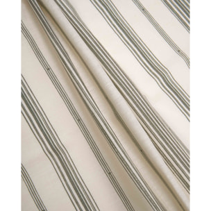 Set di lenzuola in cotone 100% raya legua verde Secco