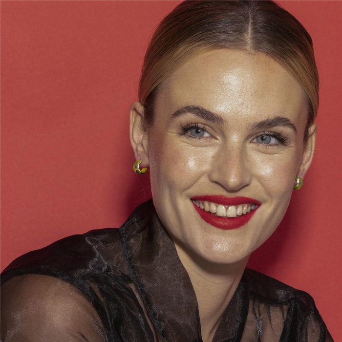 Pendientes acabado oro 18k