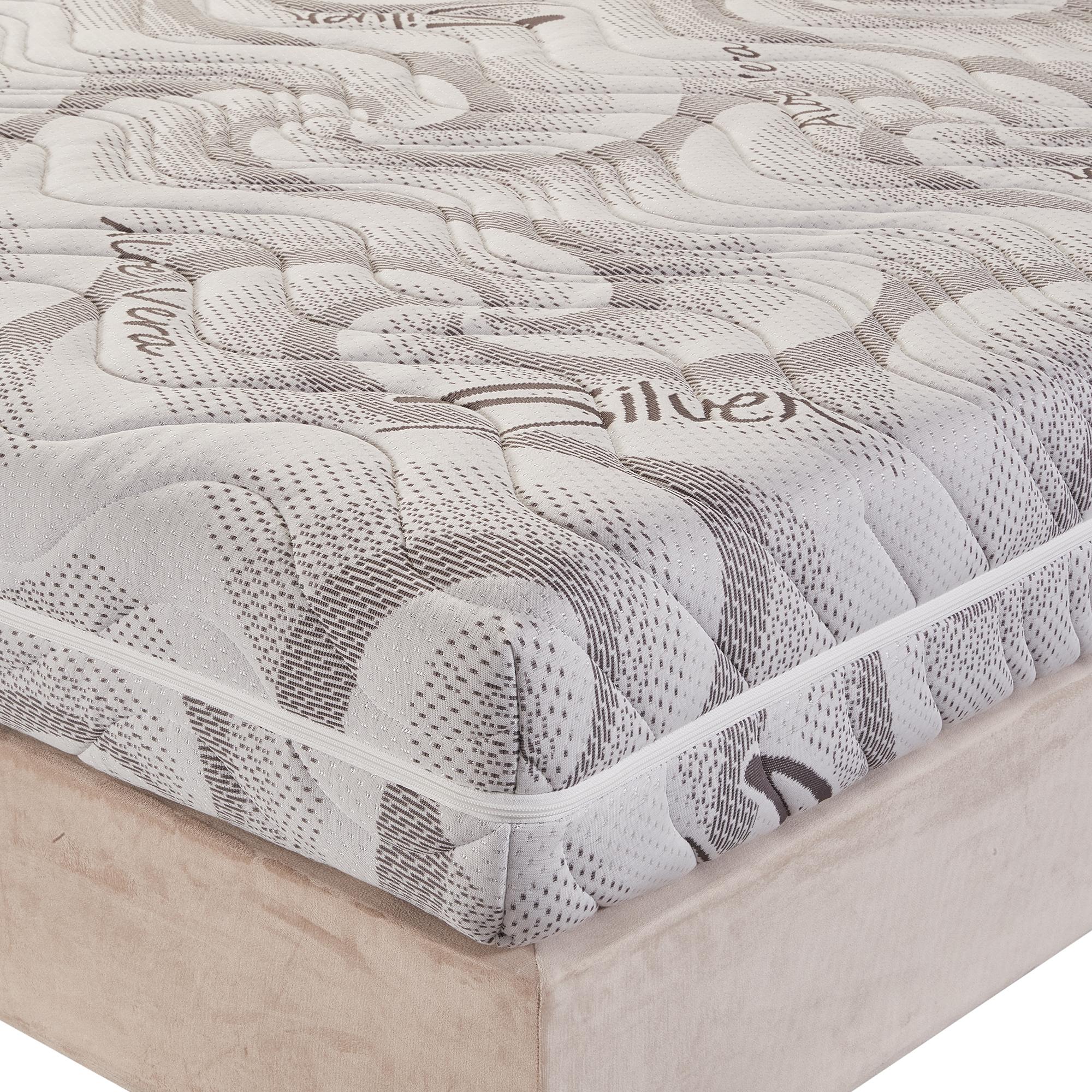 Materasso Memory Soft 3 Strati in Aloe Silver Sfoderabile 80x200x23