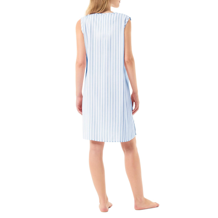 Camisón corto azul