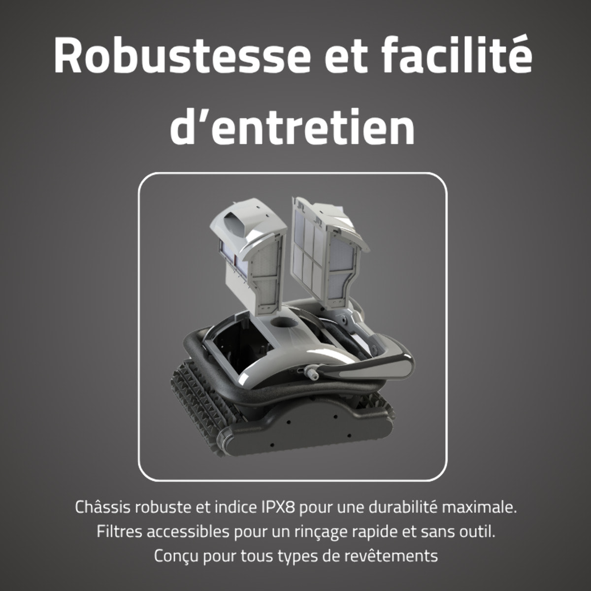 Bestway Robot piscine Raptor nettoyage fond et parois 45 m² max