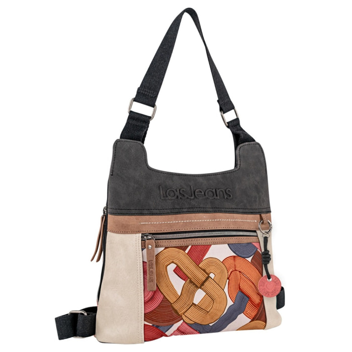 Bolso Mochila Mujer Lois Lynwood Negro