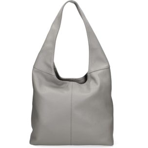 Borsa a sacca  da donna In Vera pelle Made in Italy 39x55x13 cm