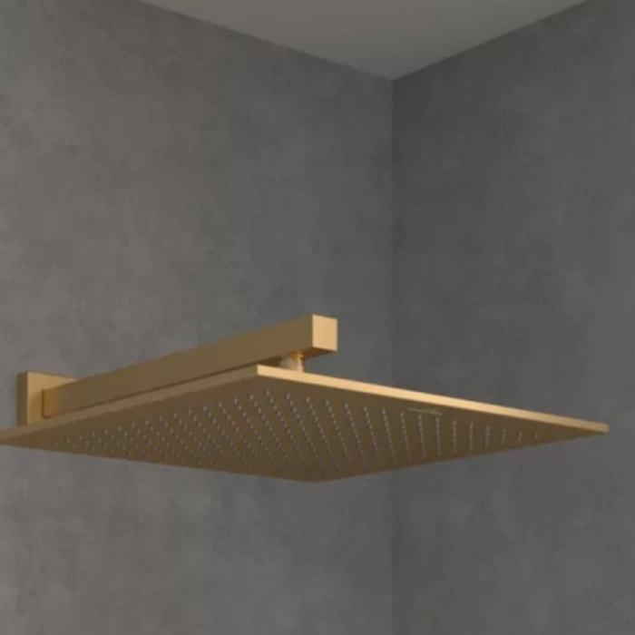 Douche de tête 350 Universal rectangle Or brossé