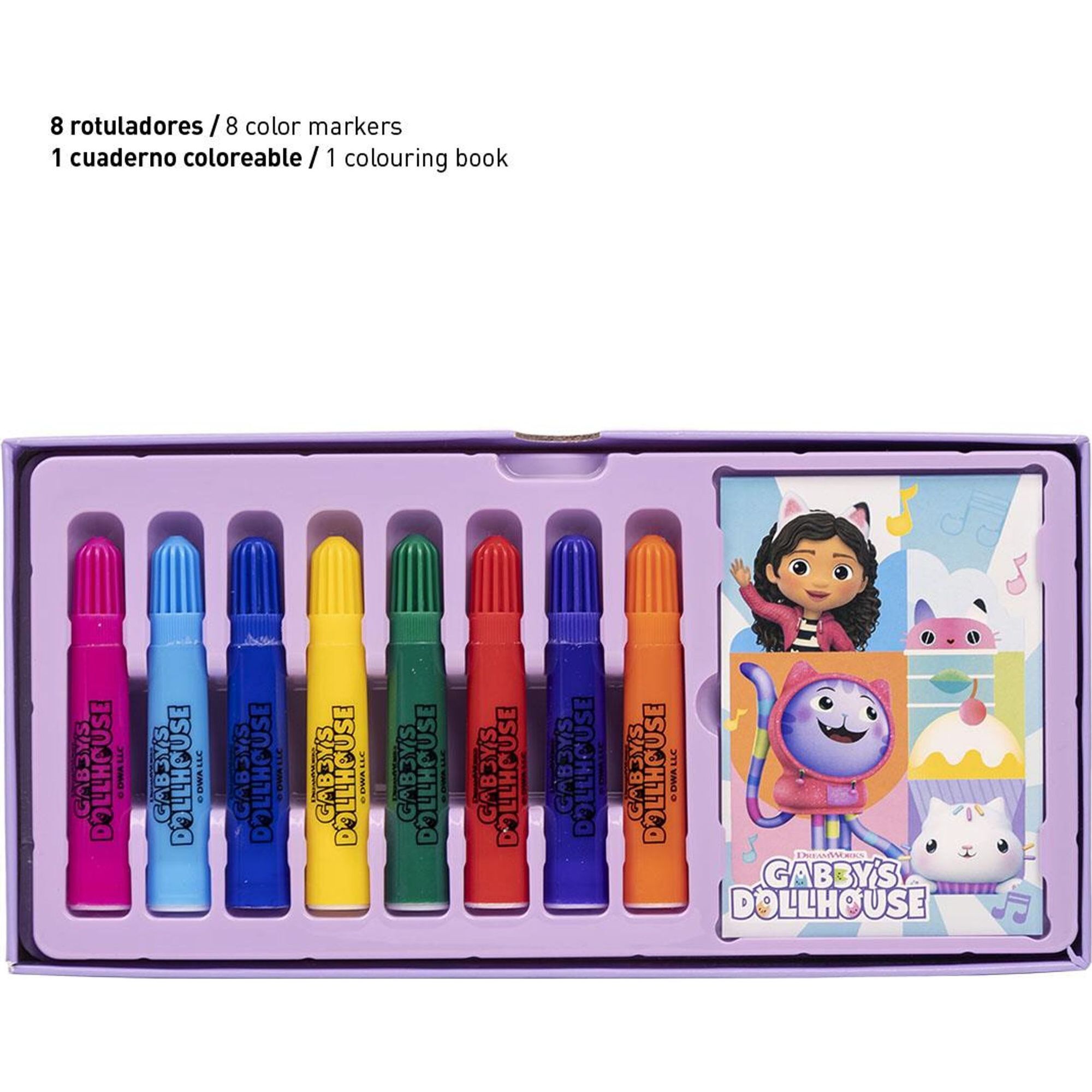 Maletin Papeleria Coloreable La Casa De Muñecas De Gabby