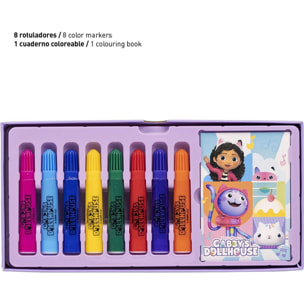 Maletin Papeleria Coloreable La Casa De Muñecas De Gabby