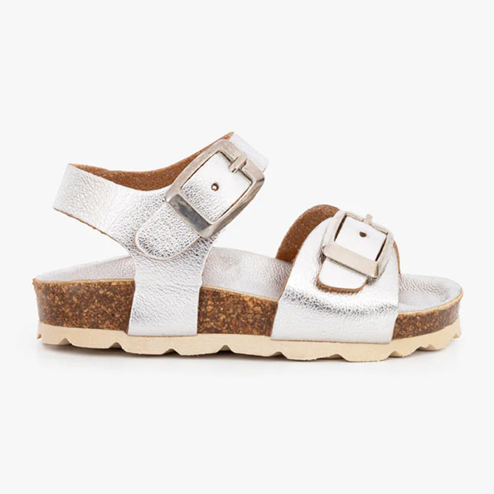 Sandalias de Bebé Bio Plata
