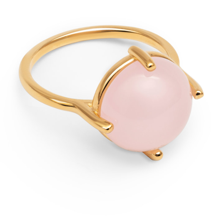 Anillo Celebrate Pink Baño Oro