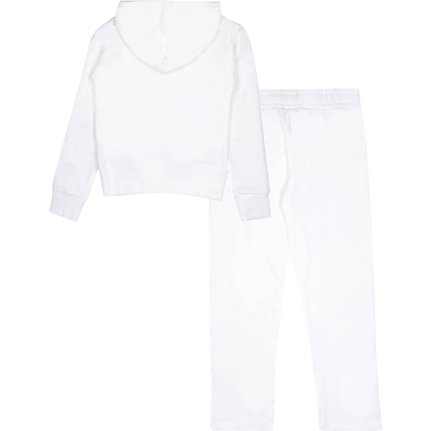 Tuta da bambina in cotone non garzato Leone Rainbow