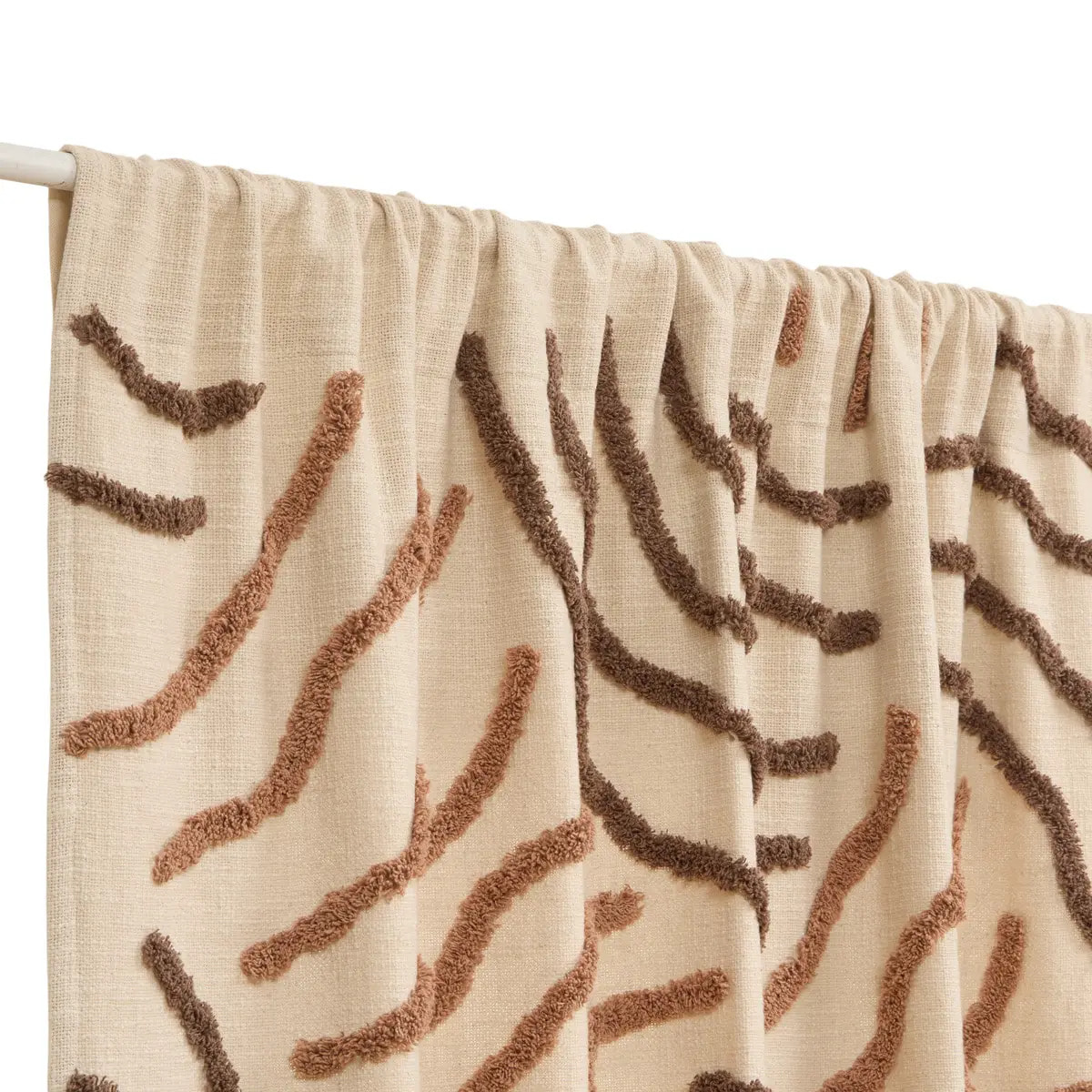 Rideau Hawki 130x260cm marron