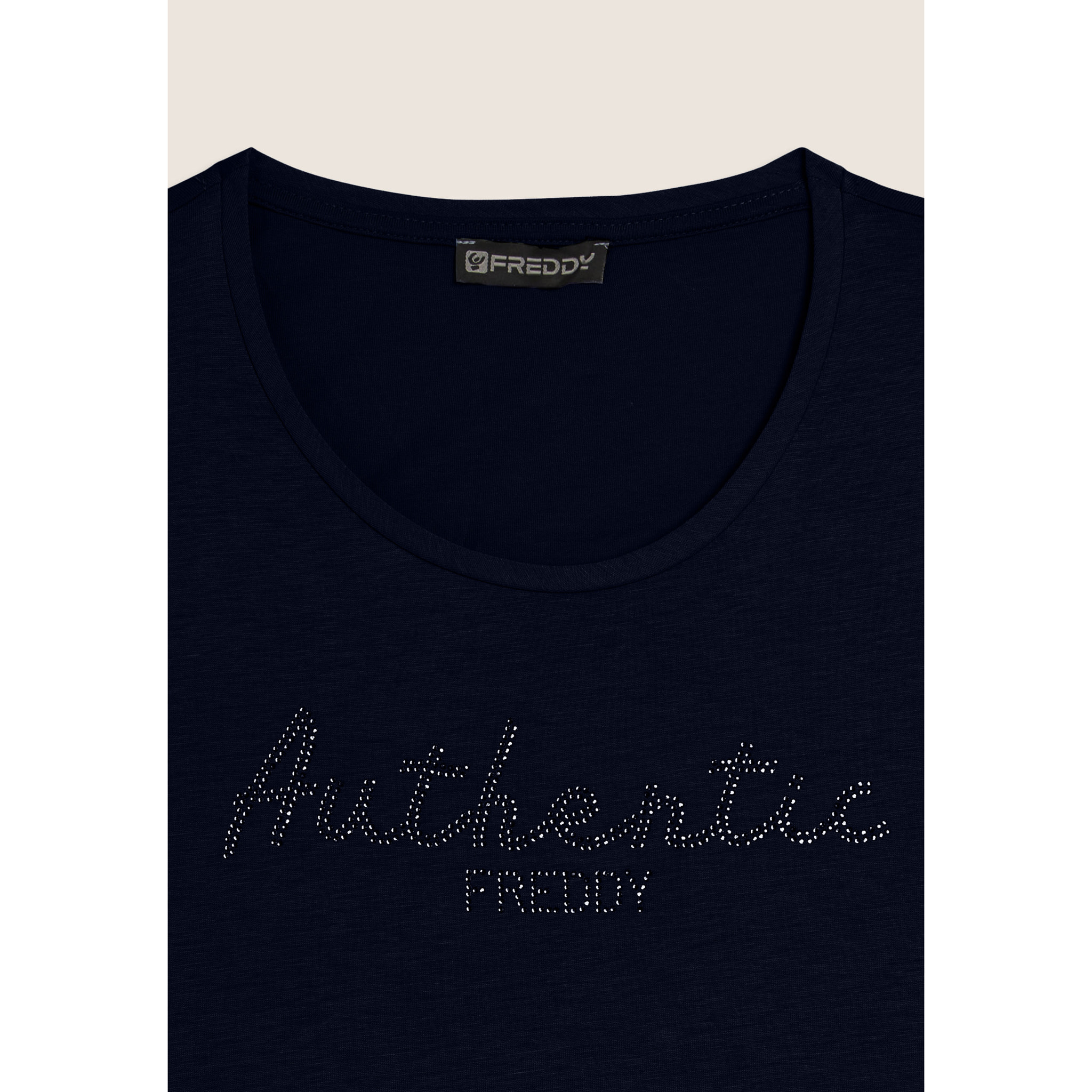 Canotta "Authentic" con logo FREDDY in strass