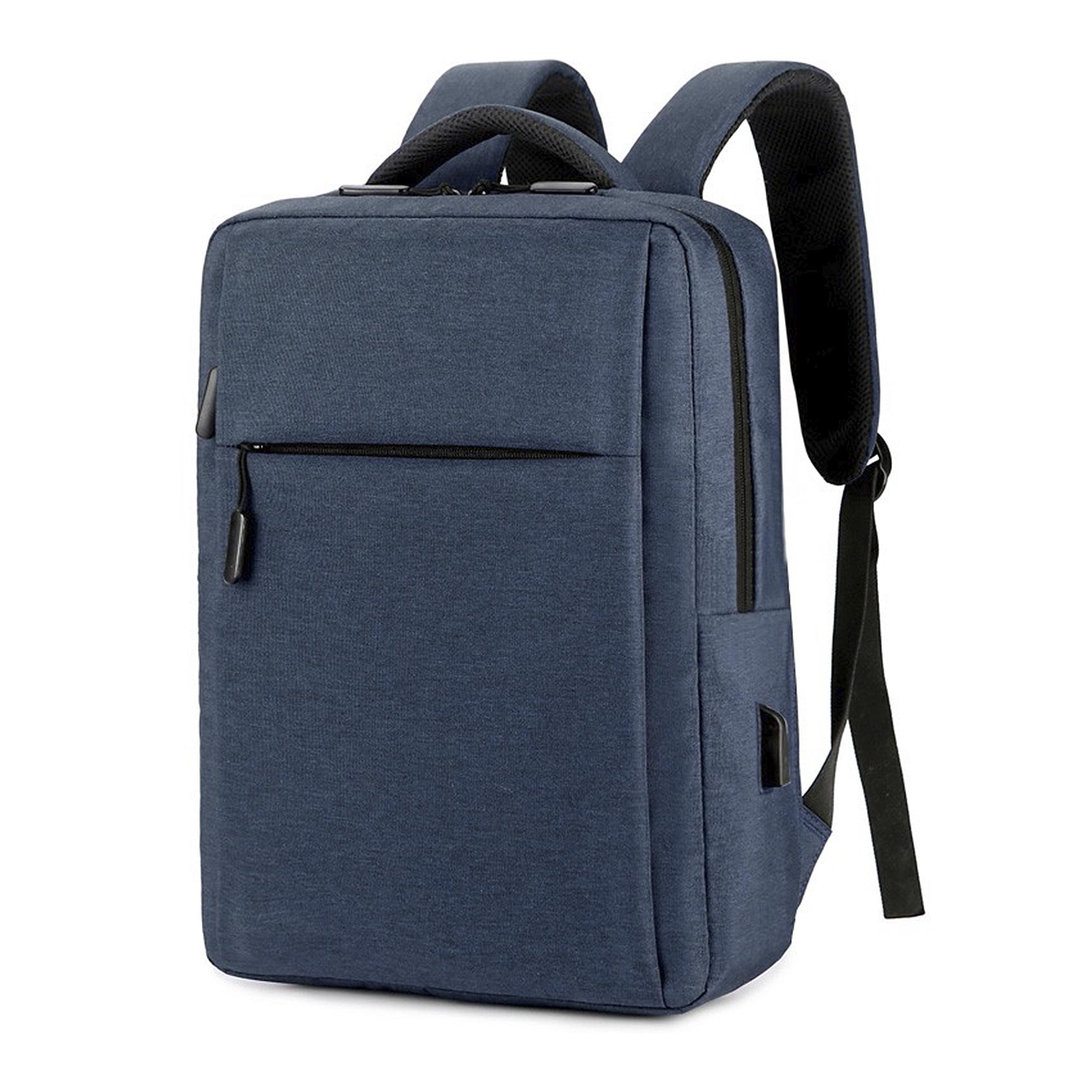 DAM Mochila para Laptop con interfaz de carga USB. 29x12x41 Cm. Color: Azul