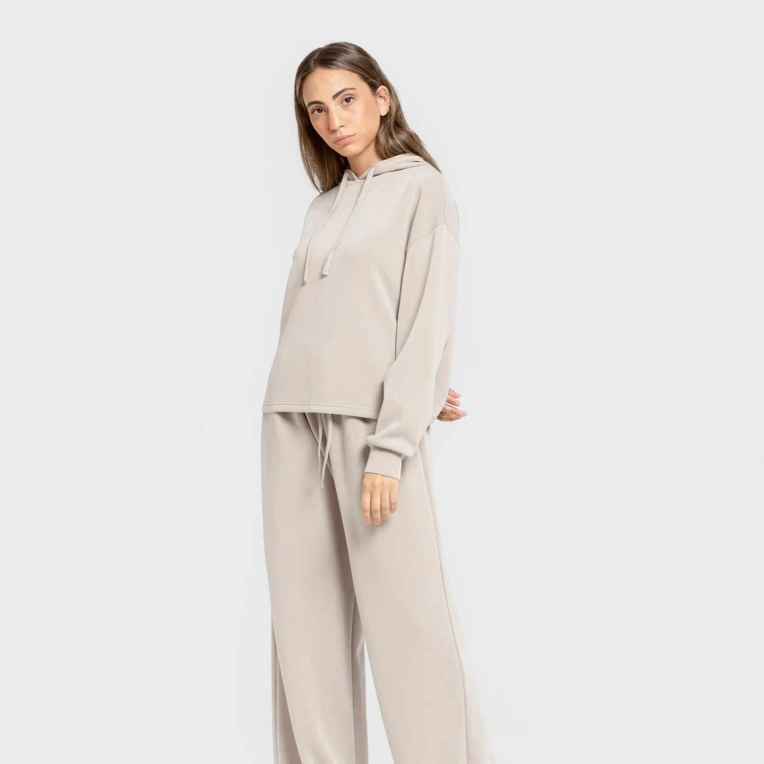Pantalón largo estilo modal mujer