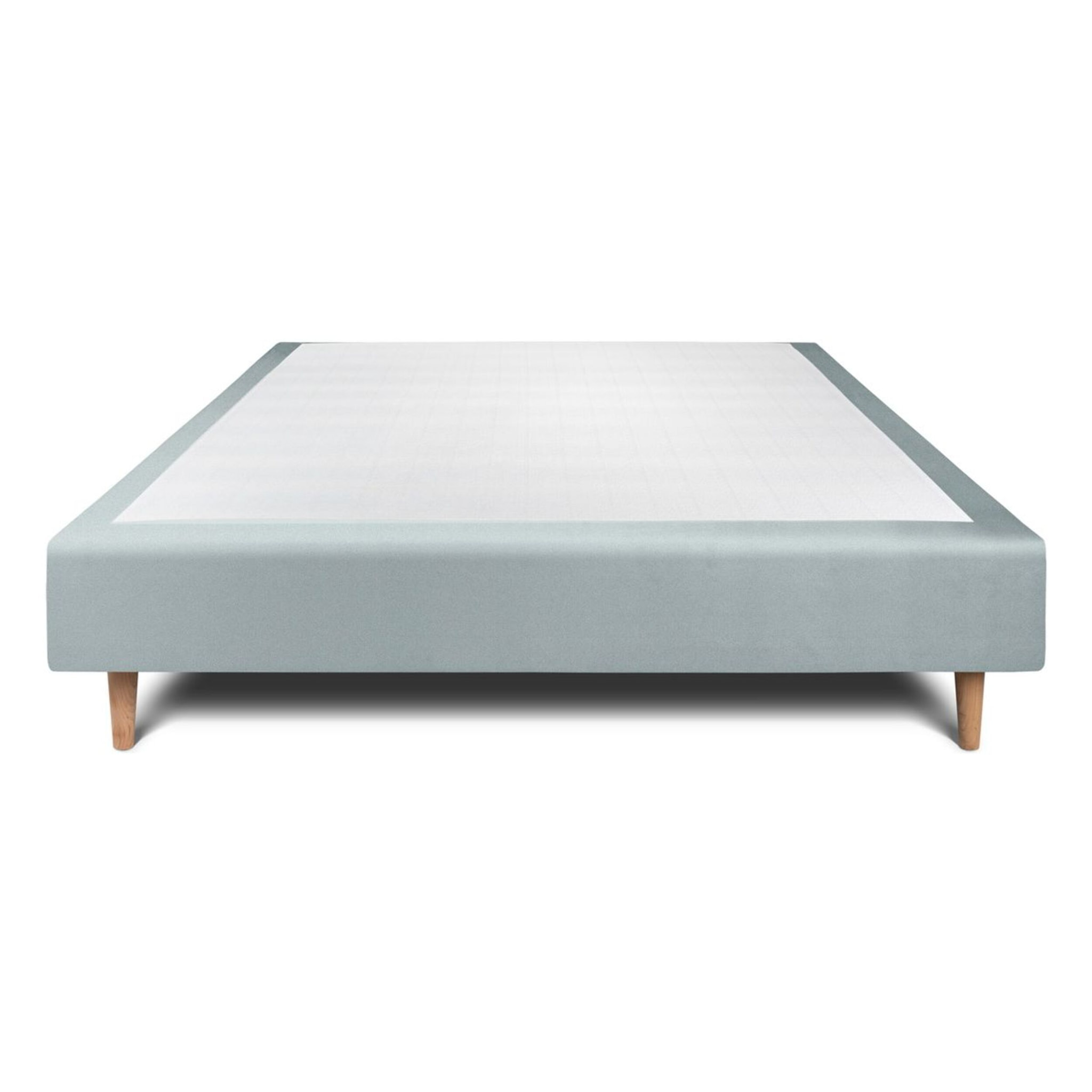 Sommier Tapissier Velours Ep20 - pieds bois