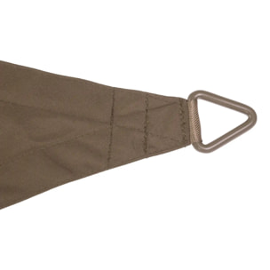 Voile d'ombrage Elyora 4x3m café