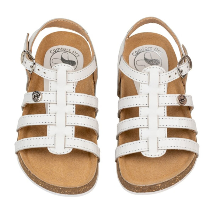 Sandalia Bios Piel  Cabra. Hebilla