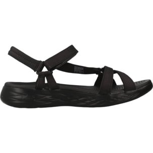Sandalias Mujer On The Go 600 Brilliancy Negro