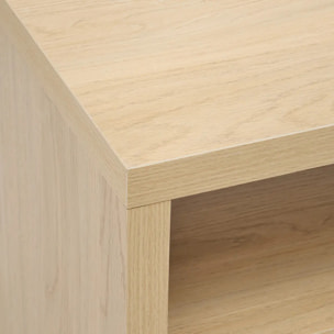 Table basse Alvo rectangulaire 39,5x92,5cm beige