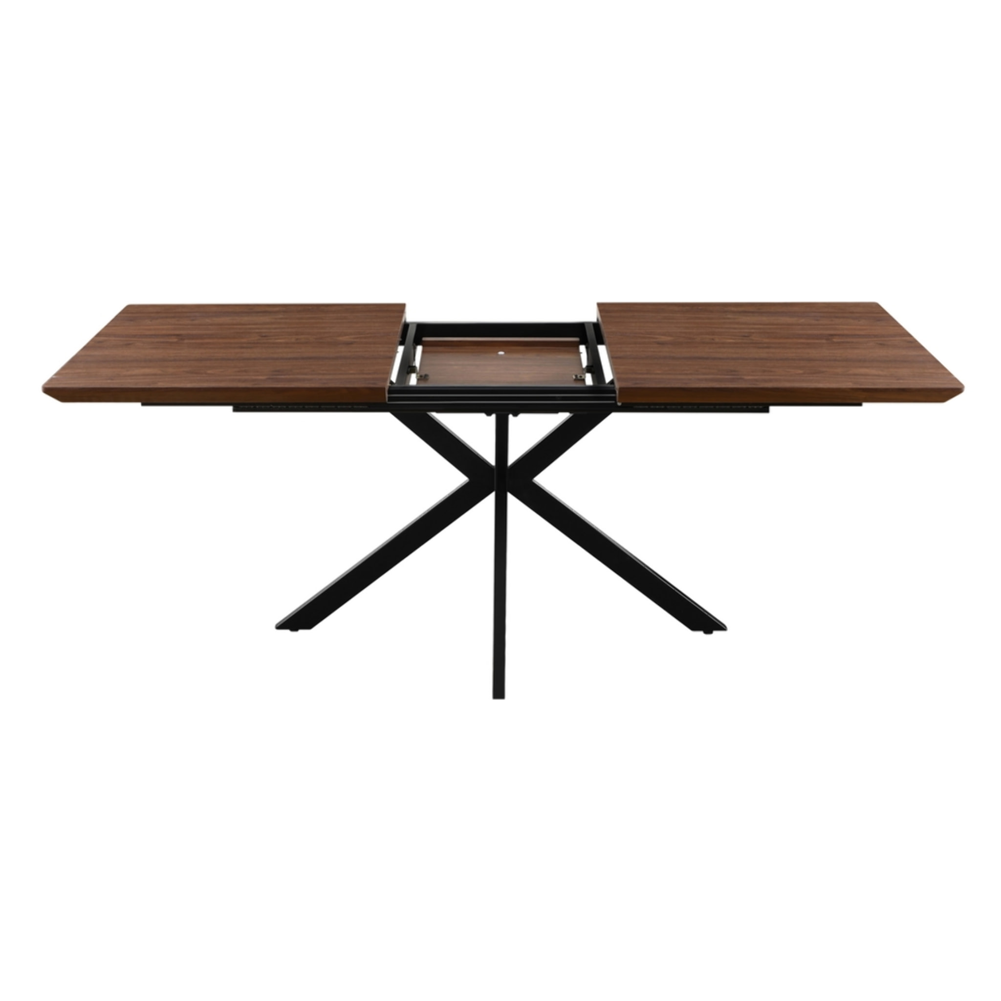 Tavolo da pranzo estendibile 150-190 cm con top effetto noce - Gabry