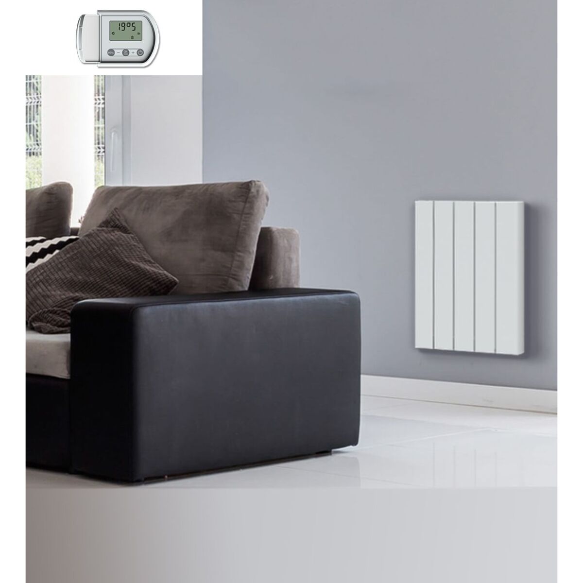 Radiateur inertie ceramique 1000w