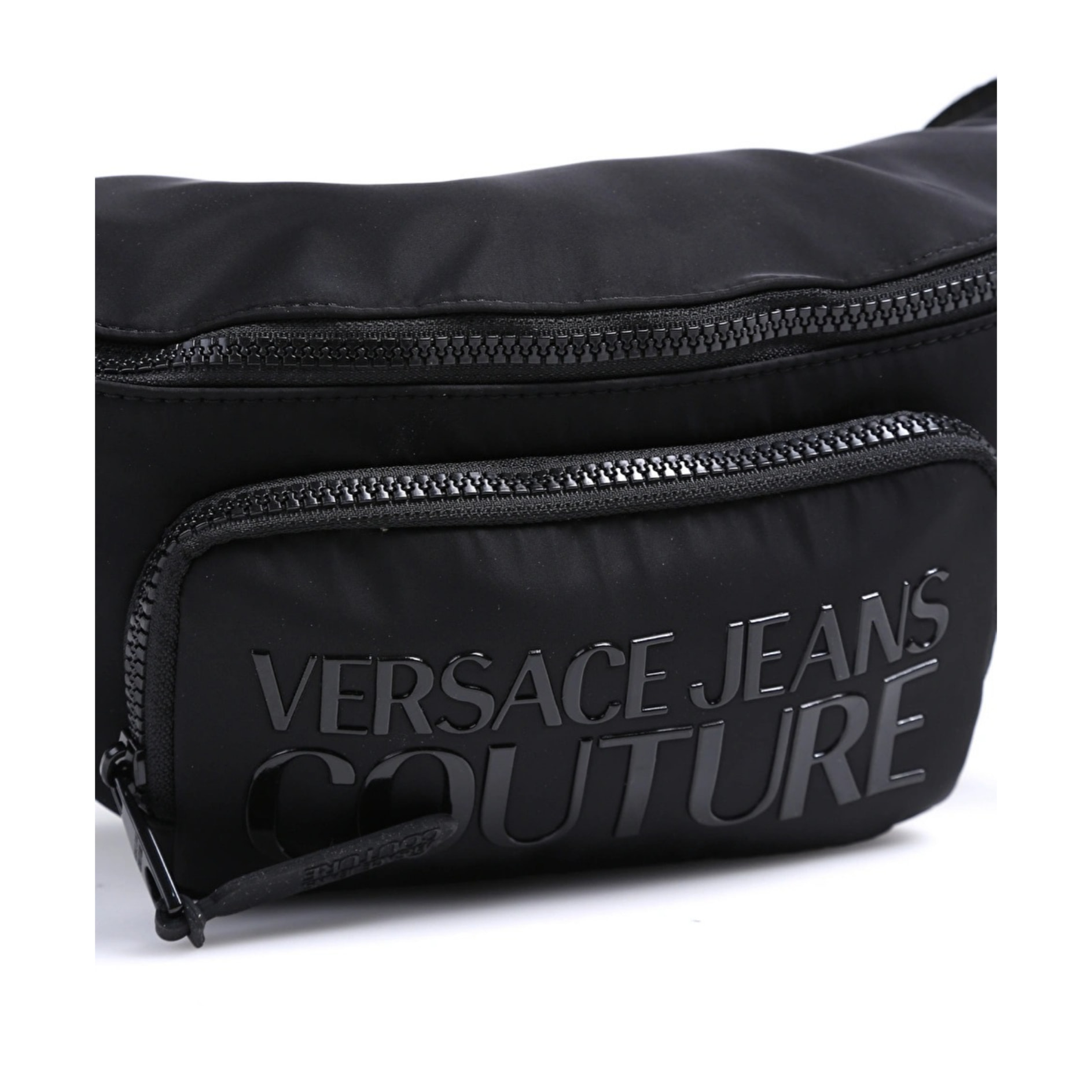 Versace Jeans Couture parche con logo con cremallera cinturón bolso