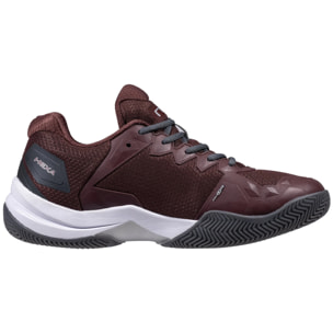 Zapatillas de pádel ML10 HEXA Granate/Gris plomo