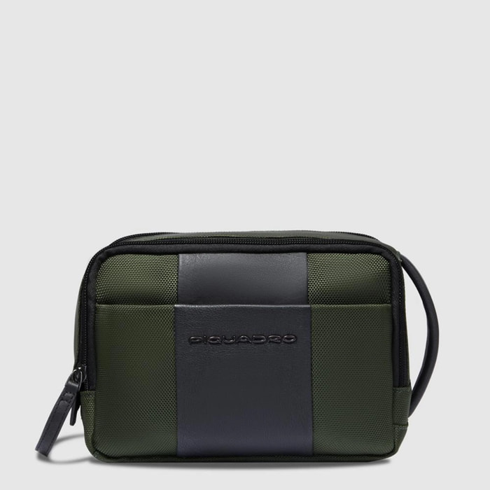 Piquadro Beauty case in tessuto riciclato