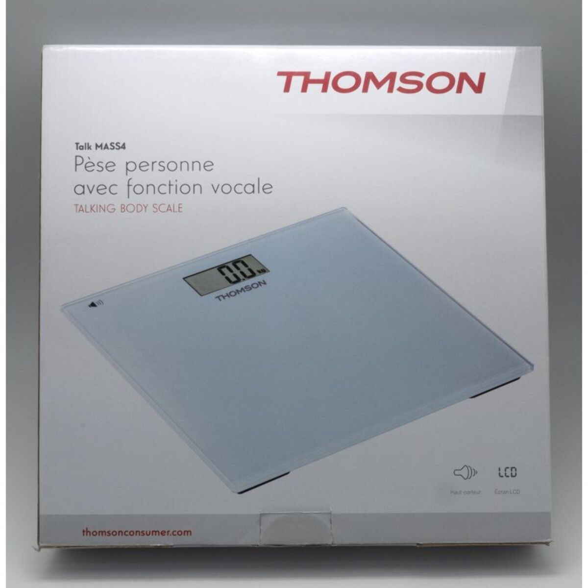 Pèse personne THOMSON Talk Mass4 - fonction vocale