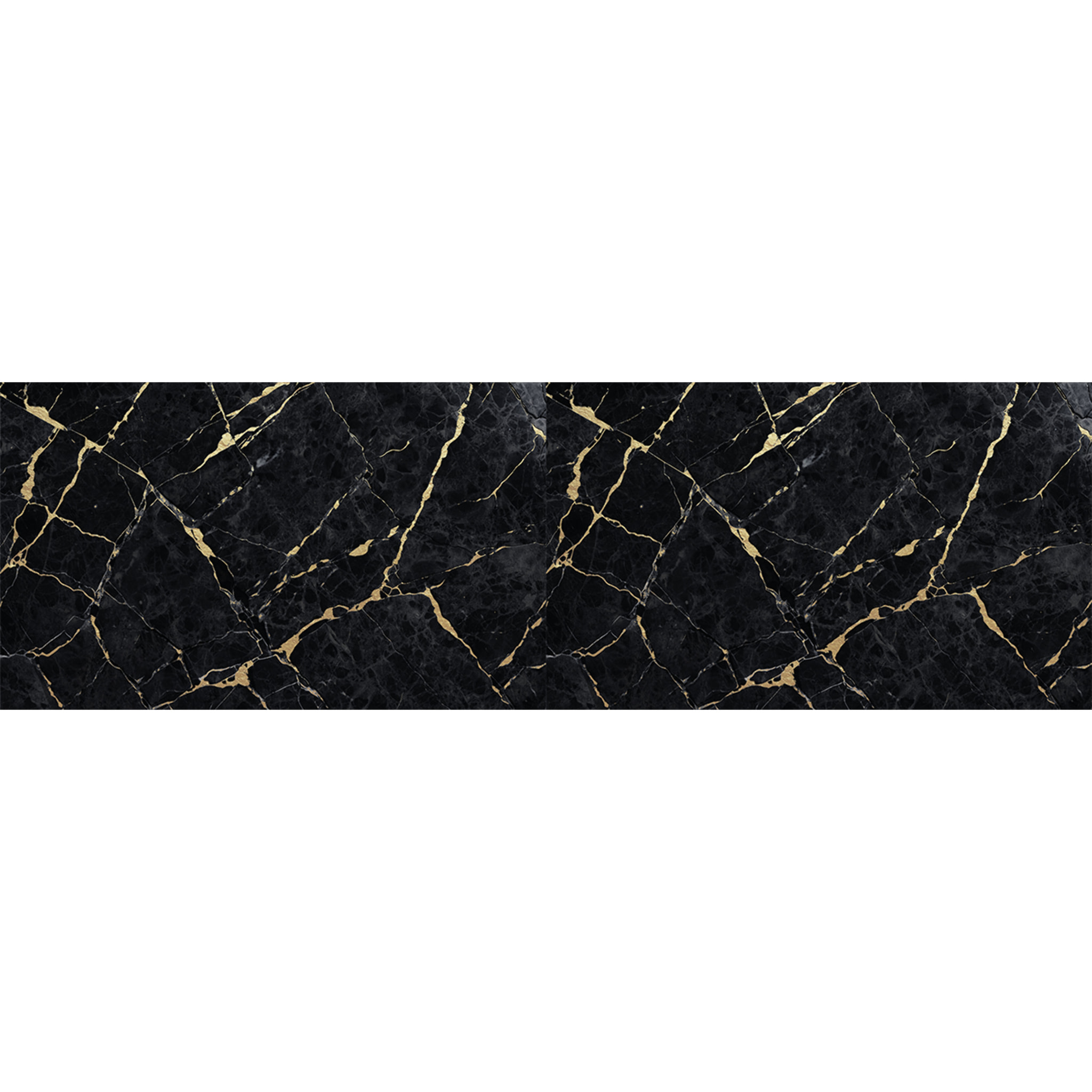 Sticker crédence adhésive - MARBRE NOIR SABLÉ - 60x200cm