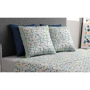 Parure De Drap 3pcs avec Drap housse Bonnet:25cm 100%coton 57fils Mani