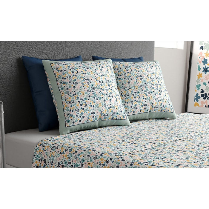 Parure De Drap 3pcs avec Drap housse Bonnet:25cm 100%coton 57fils Mani