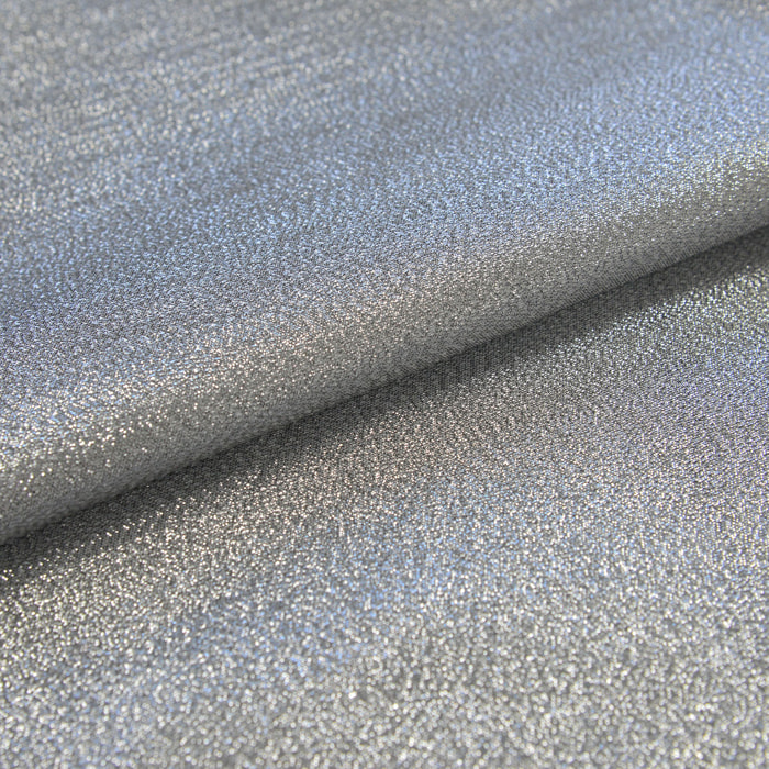 Tissu en étamine lamée Non Feu M1 - Argent