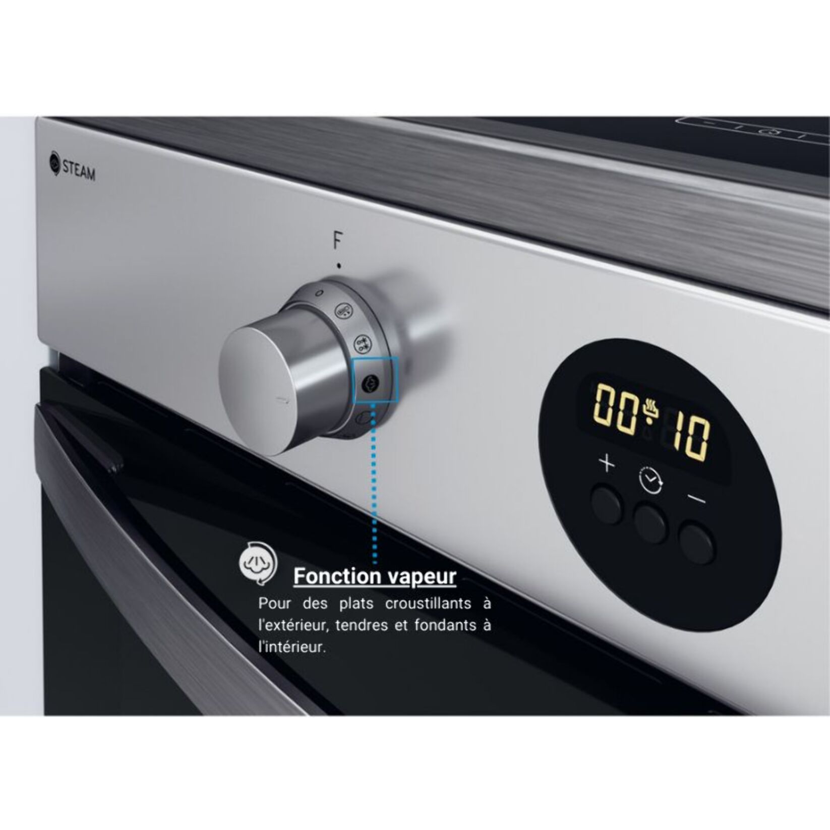 Cuisinière induction INDESIT IS67IQ8CCX/FR Steam