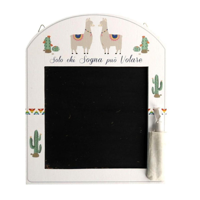 Lavagna in legno con lama cm20x24x0,9