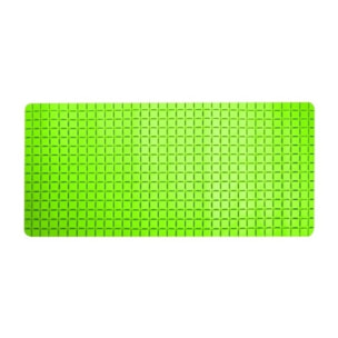 Tapis Fond de baignoire antidérapant Caoutchouc QUADRO 36x76cm Vert MSV