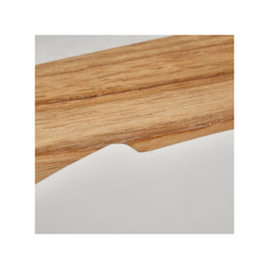 Planche à découper plateau en bimatière bois de teck et résine - DAISY