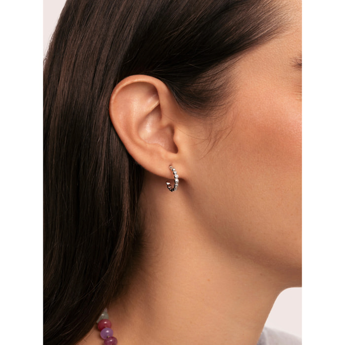 Pendientes Aro Pebble Spark