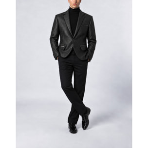 PHILIPP PLEIN Blazer de cuero