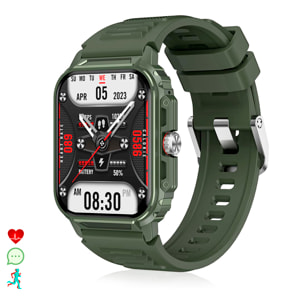 Smartwatch Y1 con monitor della salute avanzato, chiamate Bluetooth e oltre 50 modalità sportive.