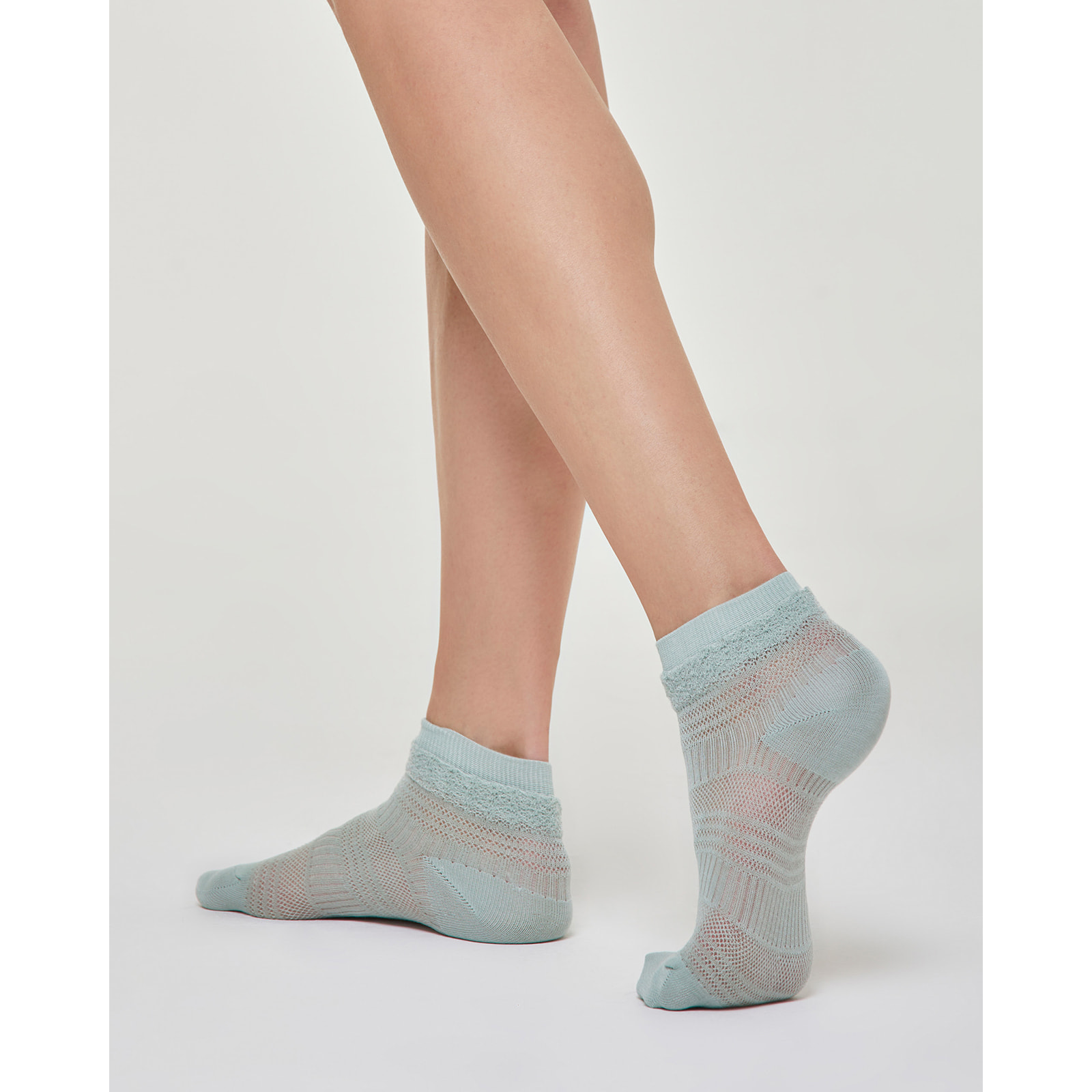 CALZINO COTONE BARBARA CON LAVORAZIONE TRAFORATA