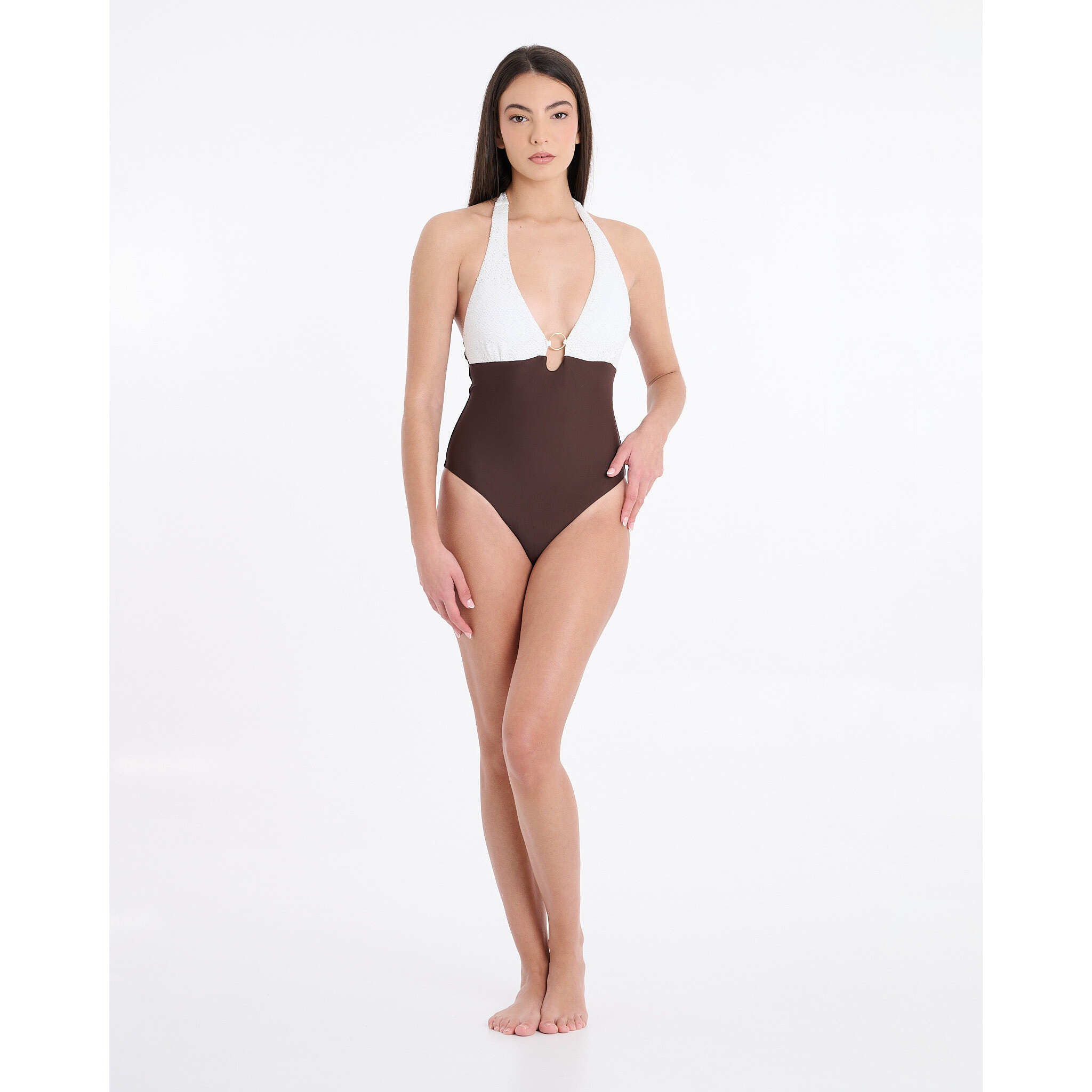 Bañador calado 1 pz, detalle arandela