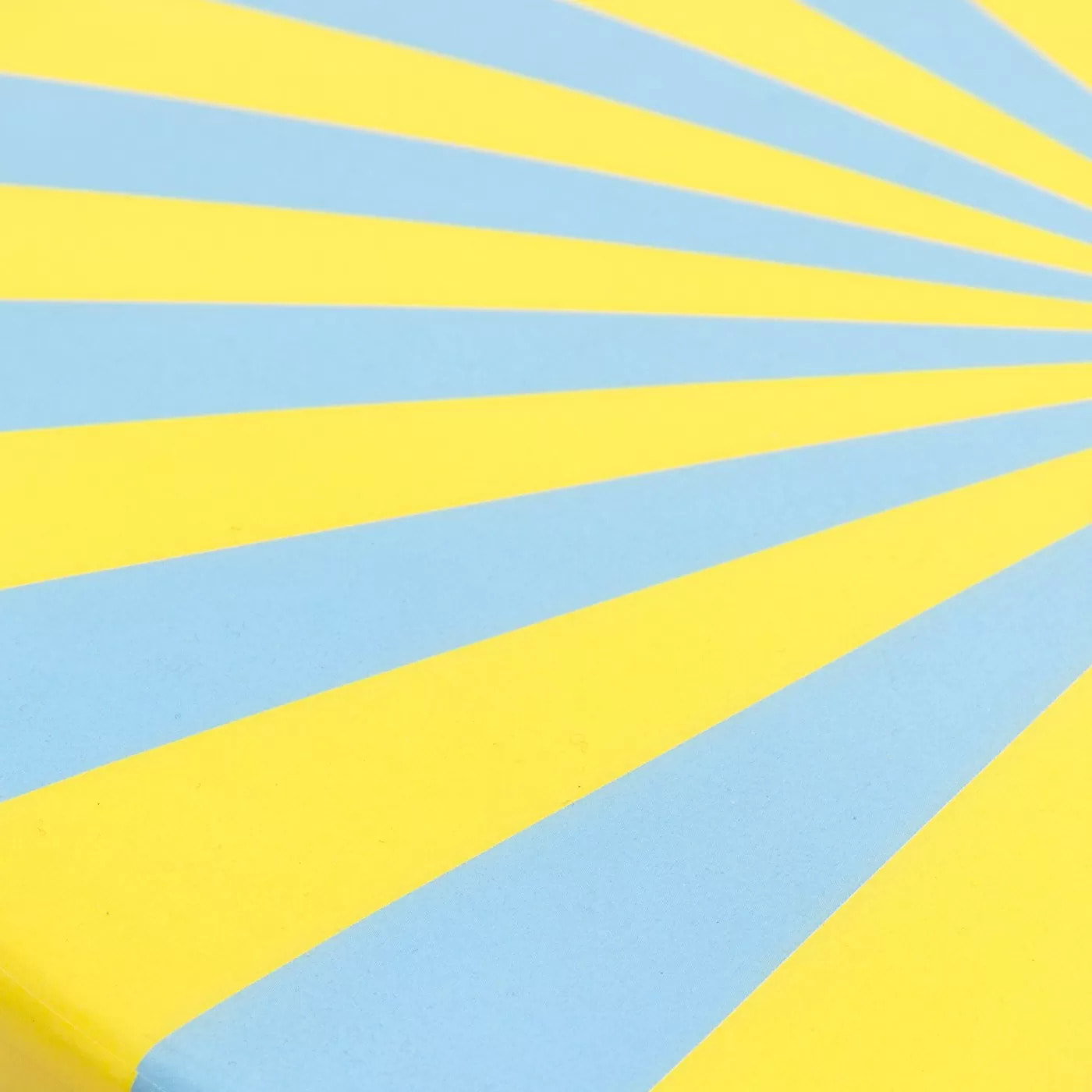 Table d'appoint Candy 30cm bleue et jaune Kare Design