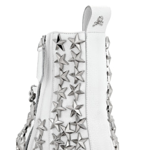 PHILIPP PLEIN Boots Mid Flat STARS