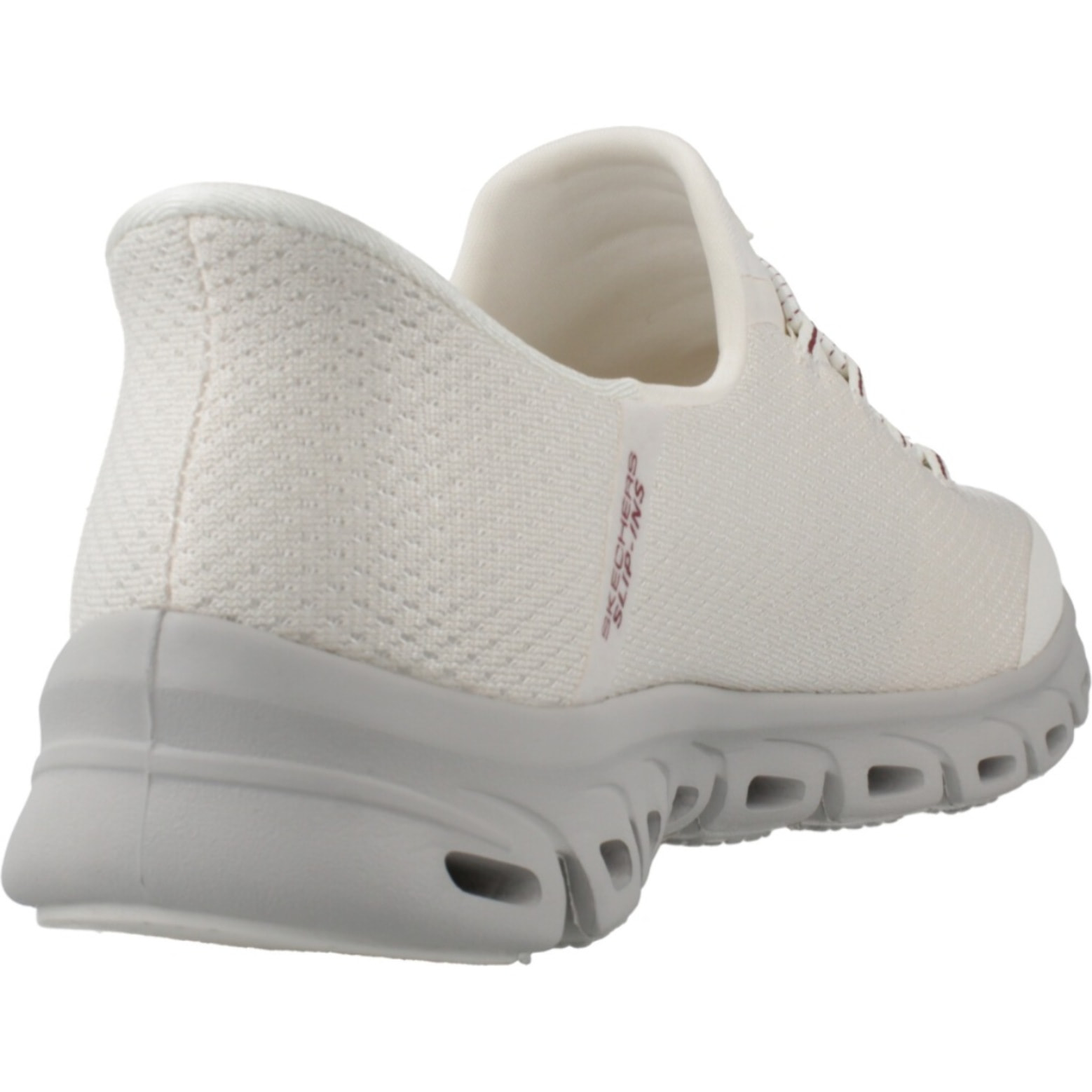 Sneakers De  Mujer Slip-ins Glide Step Vibey Blanco
