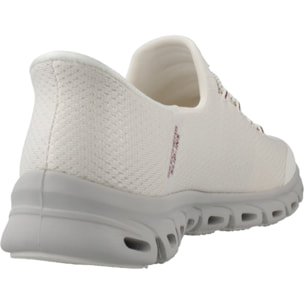 Sneakers De  Mujer Slip-ins Glide Step Vibey Blanco
