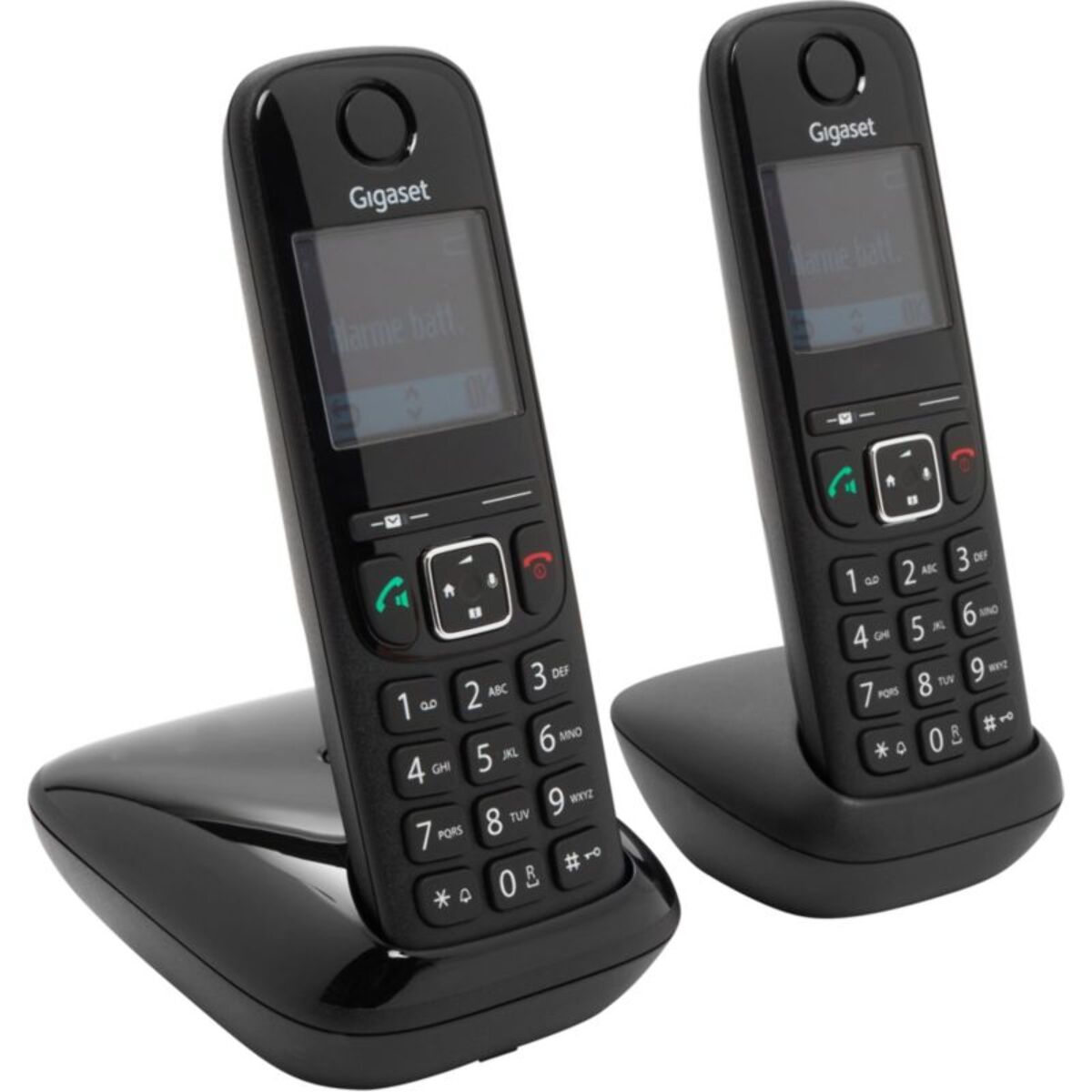 Téléphone sans fil GIGASET AS690 Duo Noir