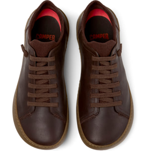 Zapatillas - CAMPER Peu Serra - Marron - Piel de ante