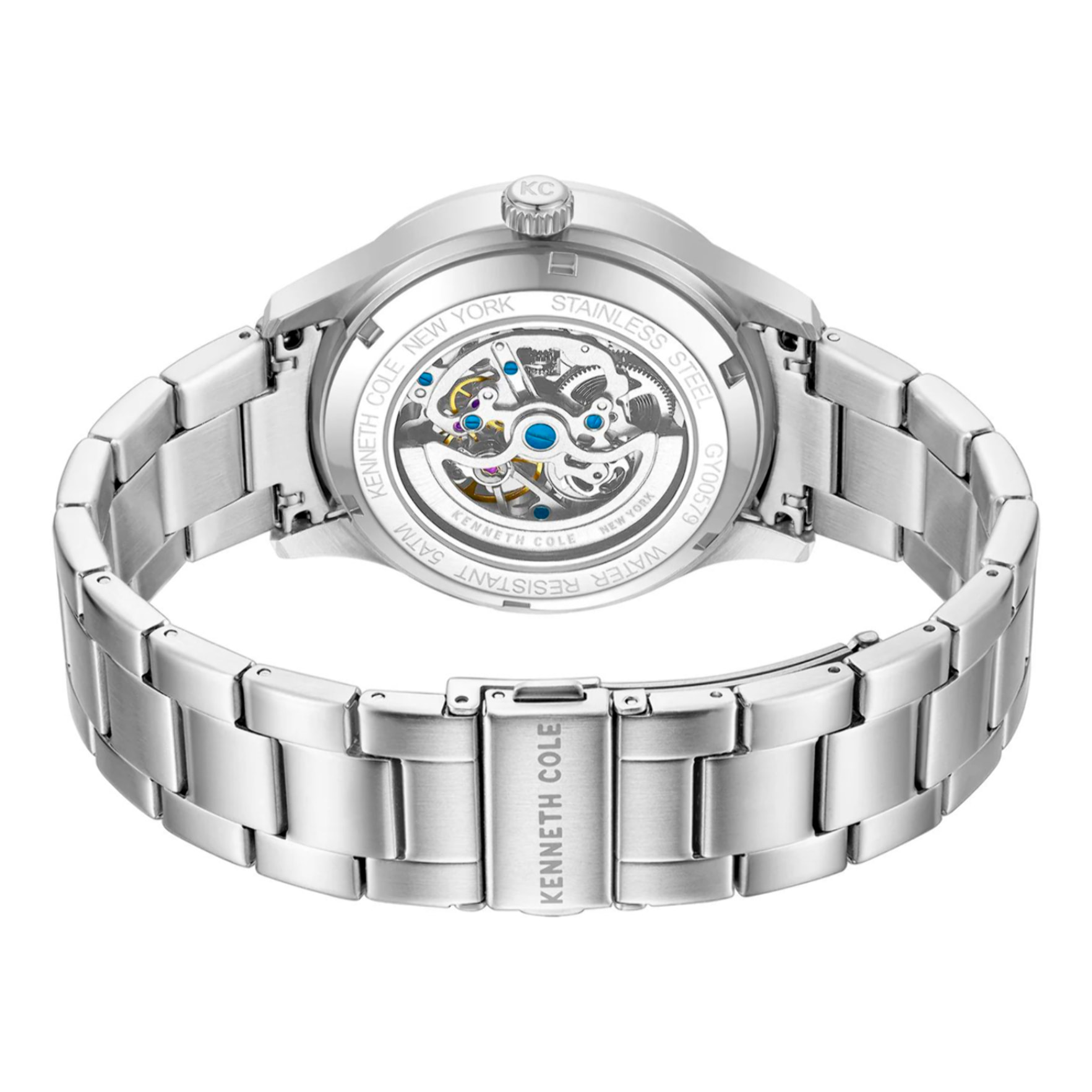 Reloj Kenneth Cole KCWGY0057903 Hombre Analogico Automatico con Correa de Acero inoxidable